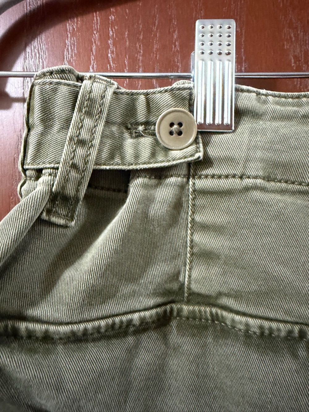 Madewell Olive Slim Straight Utility Pant - Picture 5 of 8